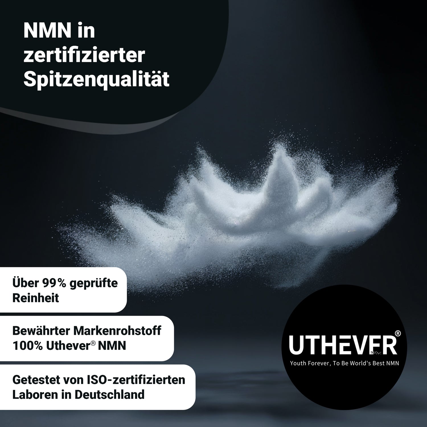 NMN Pulver - Premium Nicotinamid Mononukleotid 30g