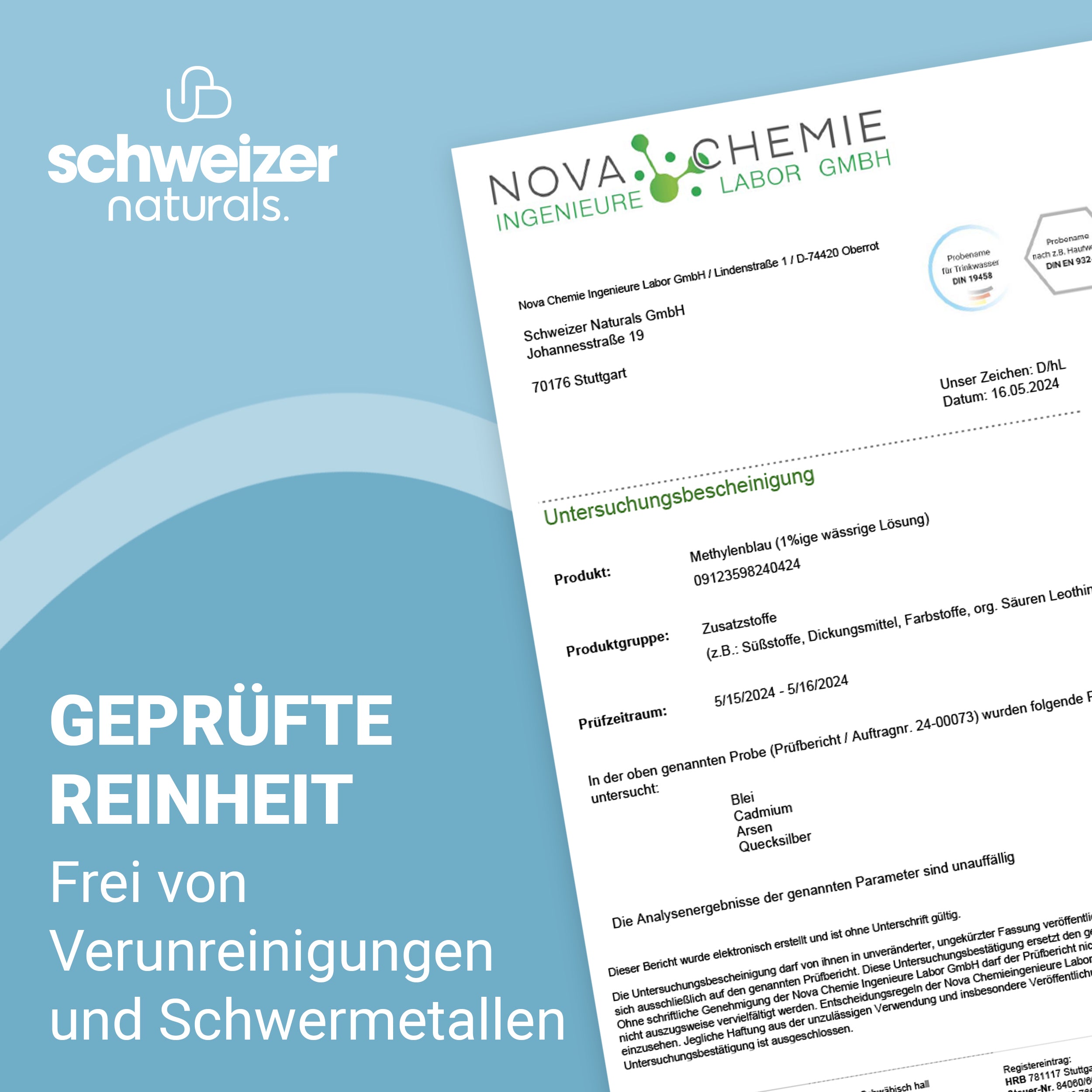 Methylenblau Lösung 1% Pharma Qualität 250 ml