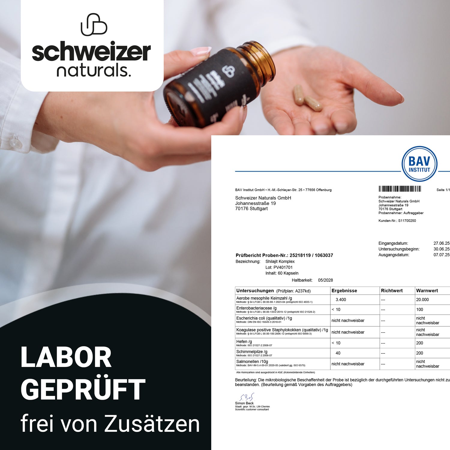 Shilajit Komplex, 60 Kapseln