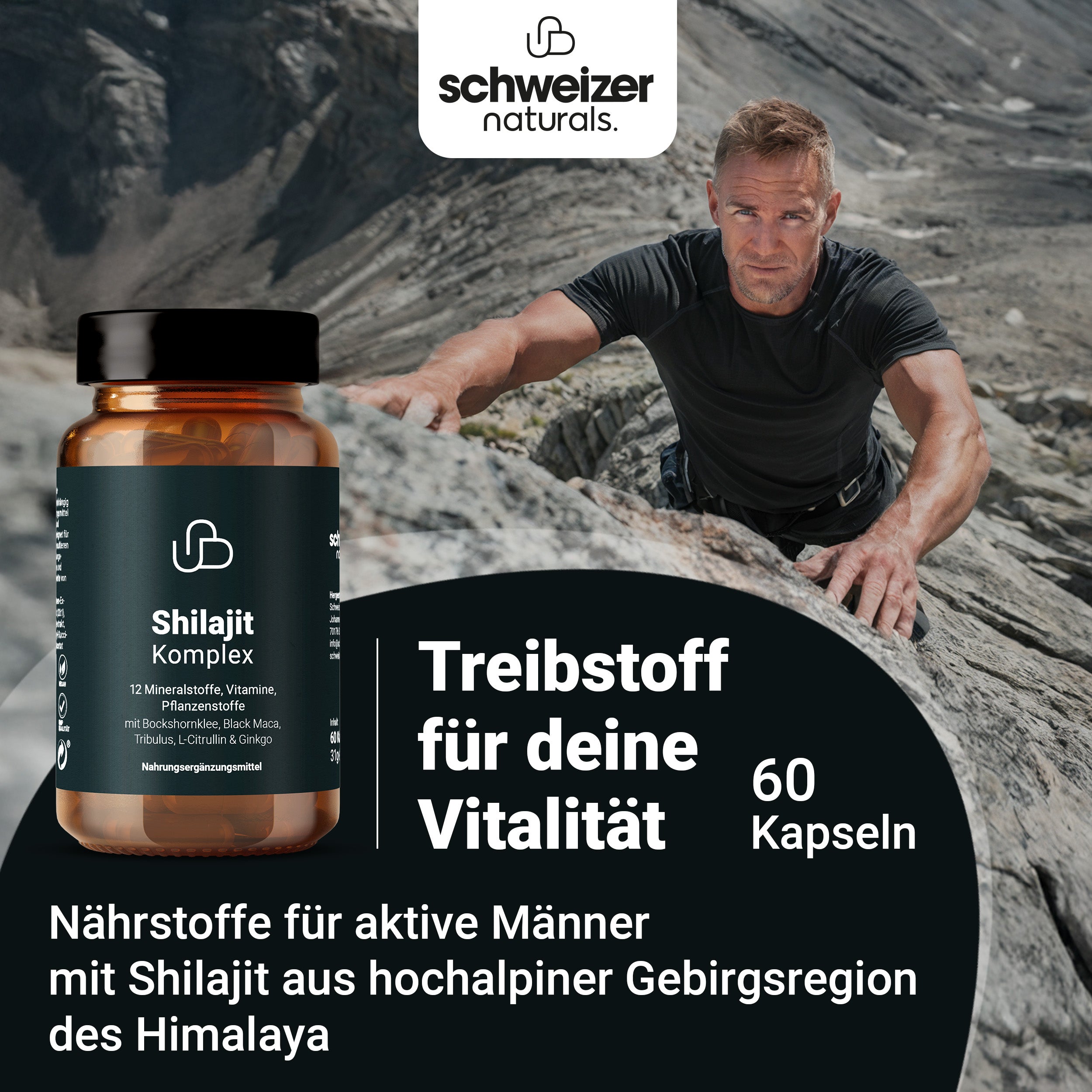 Shilajit Komplex, 60 Kapseln