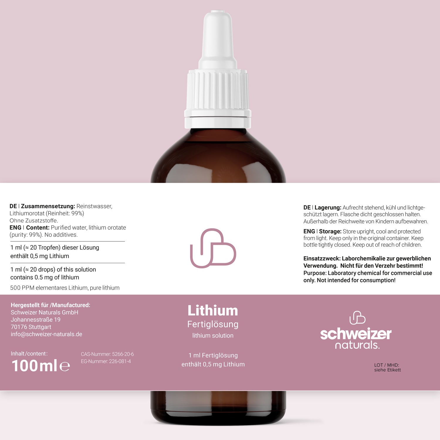 Lithium Orotat Lösung 100 ml