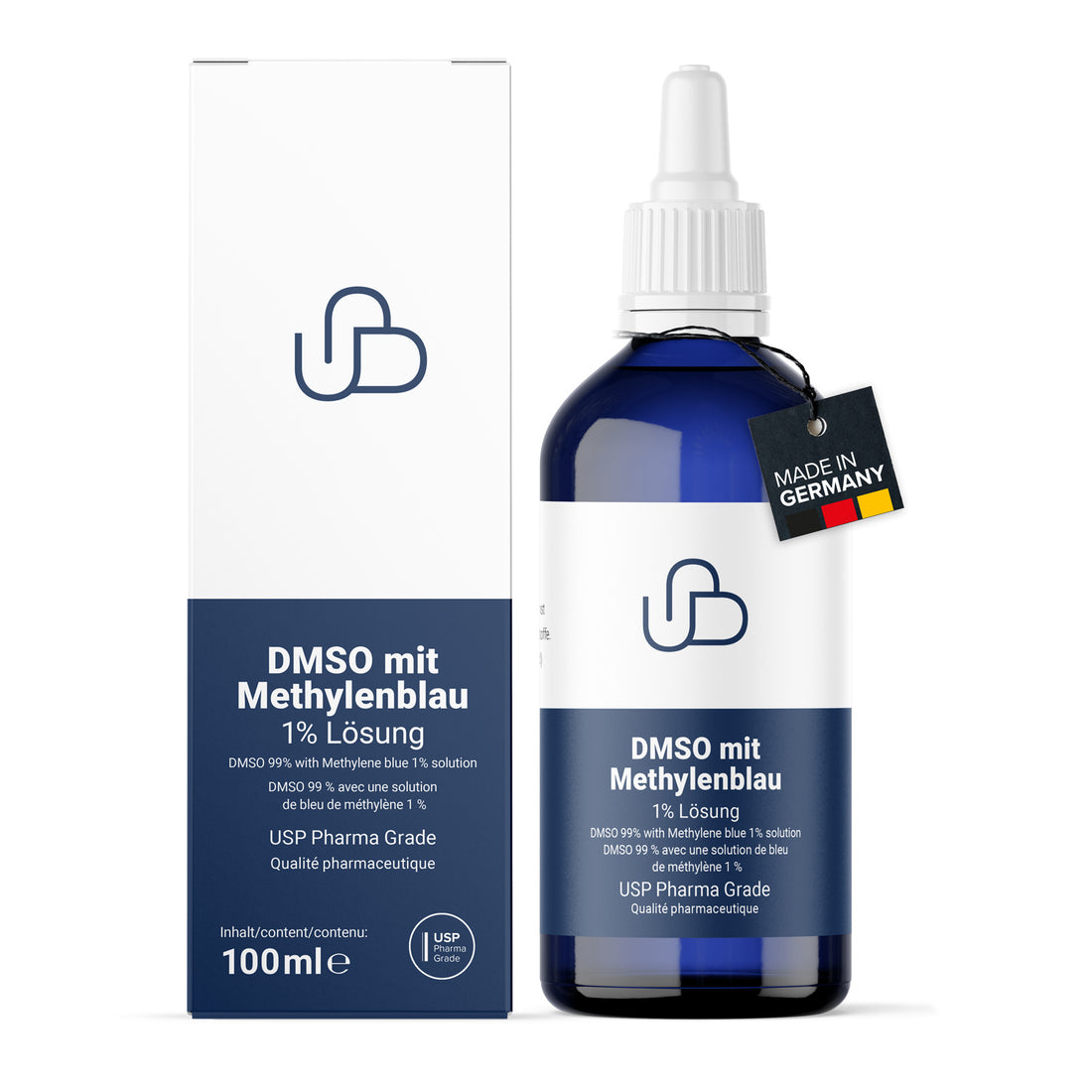 DMSO mit Methylenblau Lösung 1% 100 ml