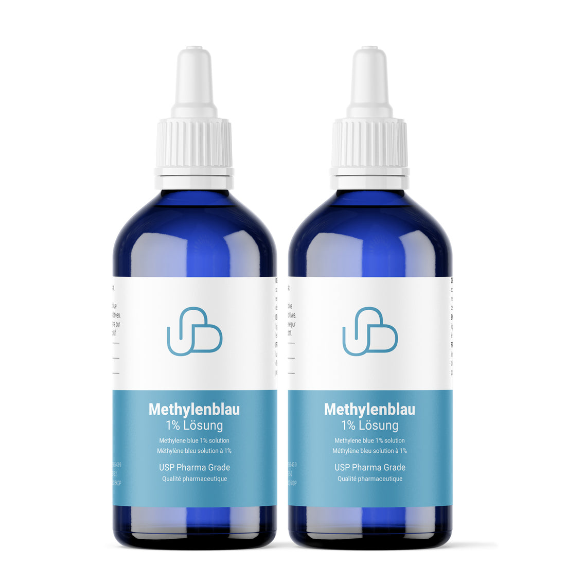 methylene blue, blue de methylene schweizer naturals, double pack 2x 100 ml