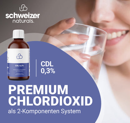 CDL 0,3 % Plus, concentré de dioxyde de chlore 250 ml