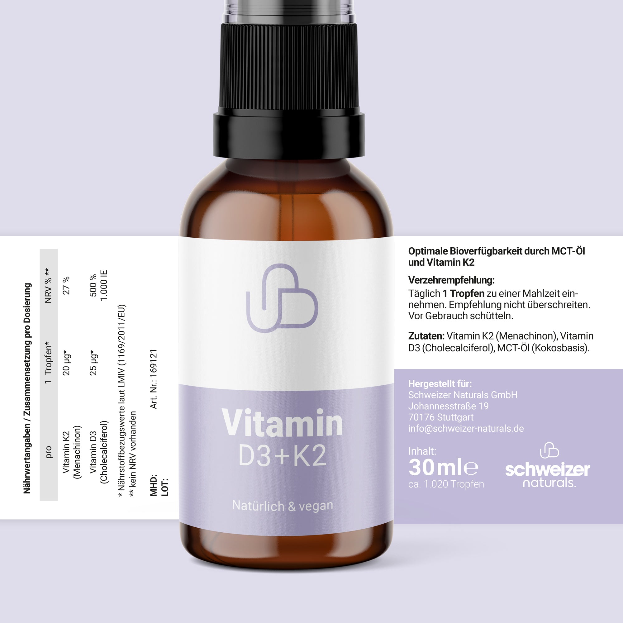 Vitamin D3+K2 mouth spray